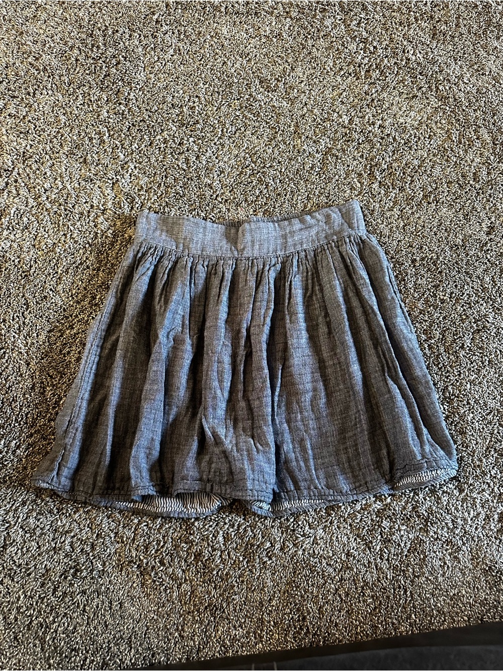 Maurices Gray Pleated Mini Skirt